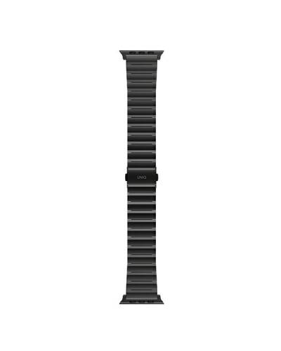 Bransoleta do Apple Watch 42/44mm UNIQ Stainless Steel - czarna - zdjęcie 5
