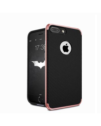 Etui do iPhone 7+/8+ Ucase Carbon Frame - różowe złoto - zdjęcie 1