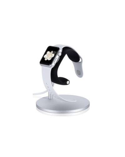 Ładowarka do Apple Watch Just Mobile Lounge Dock - srebrna - zdjęcie 1