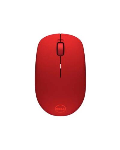 Mysz Bezprzewodowa DELL WM126 - czerwona - zdjęcie 1