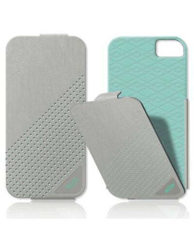 Etui do iPhone 5/5s/SE X-Doria Dash Flip - szare  - zdjęcie 1