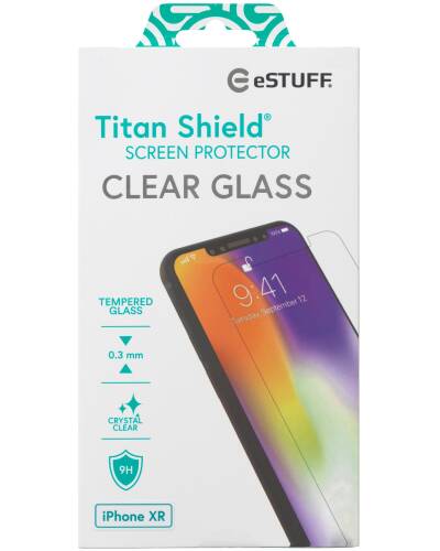 Szkło do iPhone Xr eSTUFF Clear  - zdjęcie 1