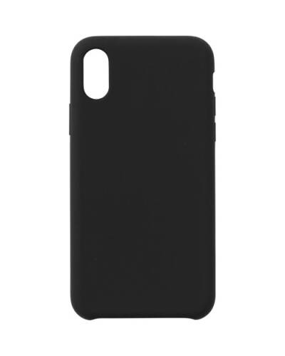 Etui do iPhone Xr eStuff Silicone Case - czarne - zdjęcie 1