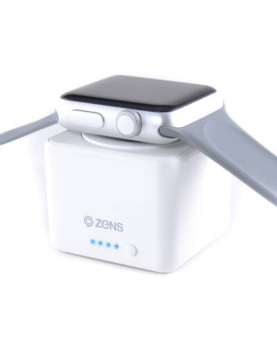 Przenośna bateria do Apple Watch ZENS 1300 mAh Biała - zdjęcie 1