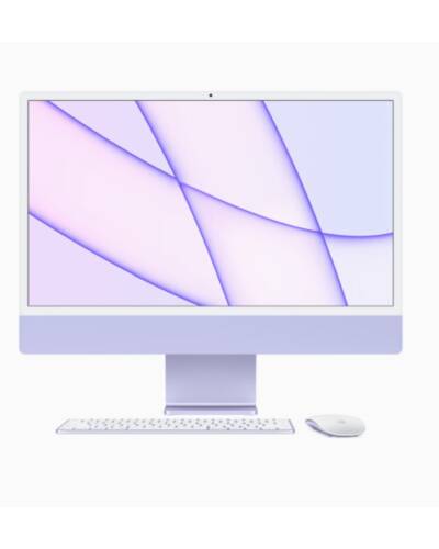 Apple iMac 24 M1 8/8 Core 8GB 512GB fioletowy FGPQ3D/A  - zdjęcie 1