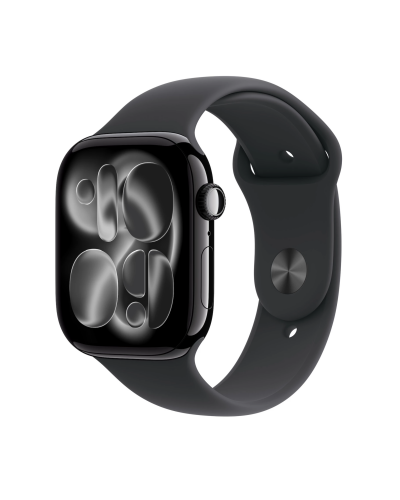 MEQT4MP/A Apple Watch S11 46mm aluminium w kolorze onyks z paskiem sportowym w kolorze czarnym M/L RZESZÓW - zdjęcie 1