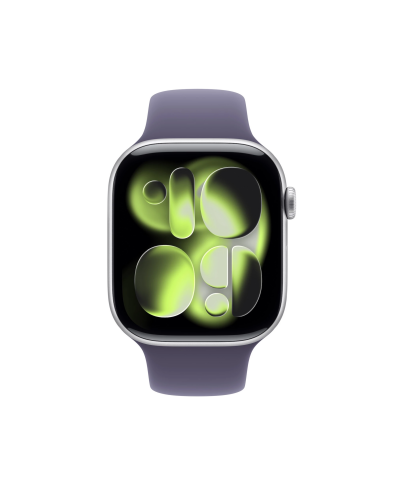 MEVA4MP/A Apple Watch S11 46mm aluminium srebrny z paskiem sportowym kolor mleczny fiolet M/L RZESZÓW - zdjęcie 2