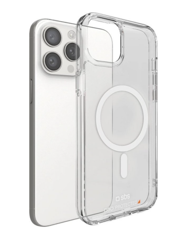 8018417467837 Etui do iPhone 15 Pro SBS D3O MagSafe - przeźroczyste RZESZÓW  - zdjęcie 2