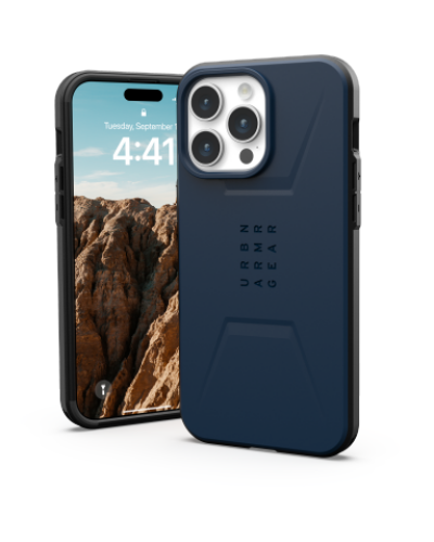 RZESZÓW Etui do iPhone 15 Pro Max UAG Civilian MagSafe - granatowe IC114295115555 - zdjęcie 1