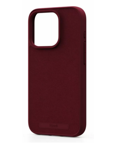 RZESZÓW Etui do iPhone 15 Pro Njord Suede MagSafe - czerwone 8720574622133 - zdjęcie 1