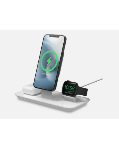 RZESZÓW Ładowarka Indukcyjna Mophie wireless stand for MagSafe - białe 401309540 - zdjęcie 1