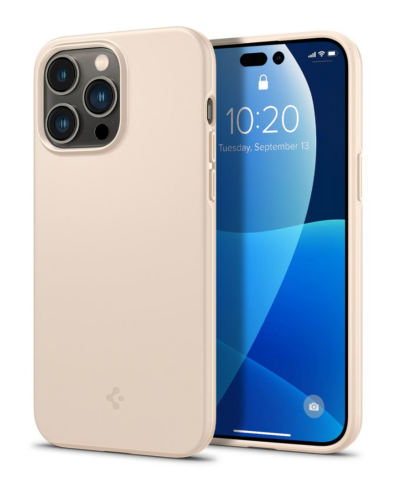 RZESZÓW Etui do iPhone 14 Pro Spigen Thin Fit - piaskowy róż ACS04785 - zdjęcie 1