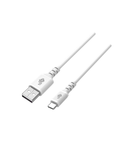 RZESZÓW Kabel USB - USB-C TB 1m silikonowy - biały AKTBXKUCMISI10W - zdjęcie 1