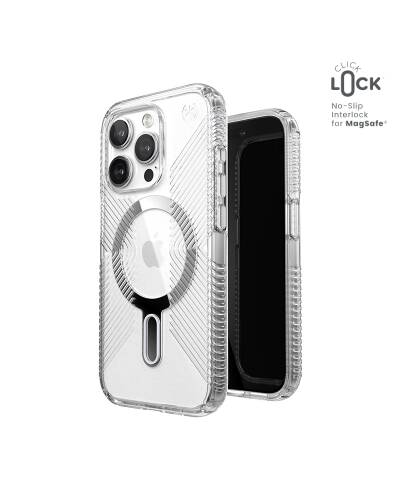 Etui do iPhone 15 Pro Speck Presidio2 Grip ClickLock MagSafe clear - przezroczyste - zdjęcie 12