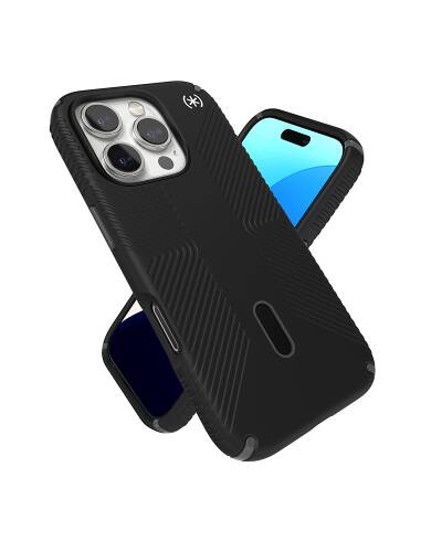 Etui do iPhone 16 Pro Speck Presidio2 Grip ClickLock MagSafe - czarne - zdjęcie 13