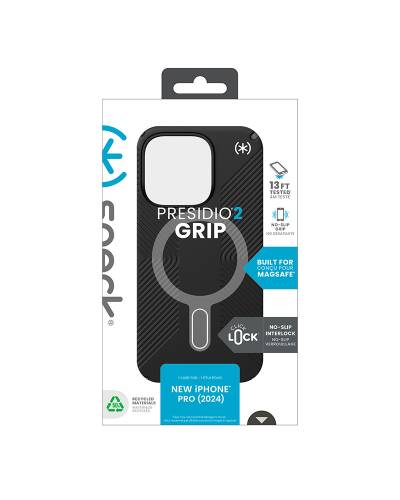 Etui do iPhone 16 Pro Speck Presidio2 Grip ClickLock MagSafe - czarne - zdjęcie 14