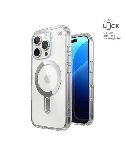 Etui do iPhone 16 Pro Speck Presidio ClickLock MagSafe clear - przezroczyste - zdjęcie 1