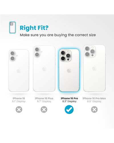 150703-3199 Etui do iPhone 16 Pro Sanok Speck Presidio ClickLock MagSafe clear przezroczyste - zdjęcie 7
