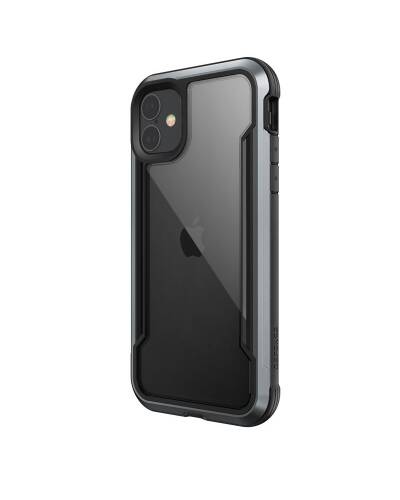 Etui do iPhone 11 X-Doria Defense Shield aluminiowe - czarne - zdjęcie 2