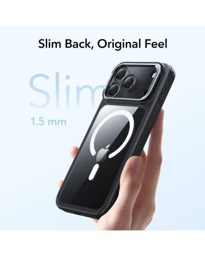 4894240283301 Etui do iPhone 17 Pro Max ESR Classic Hybrid Kickstand MagSafe Clear black Kraków - zdjęcie 3