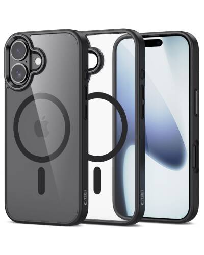 Etui do iPhone 17 Tech-Protect MagMat MagSafe black clear - zdjęcie 1