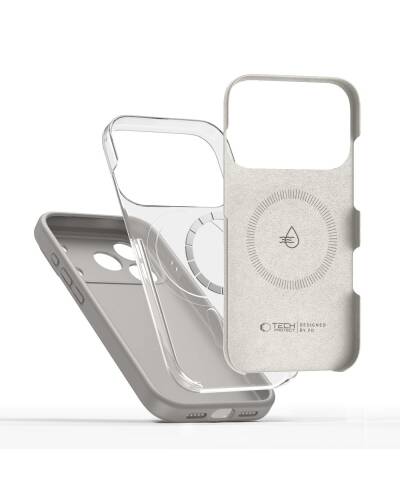Rzeszów Etui do iPhone 17 Pro Tech-Protect Silicone MagSafe stone grey 5906302330270 - zdjęcie 2