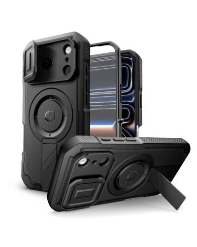 Etui do iPhone 17 Pro Max Tech-Protect Kevlar MagSafe black - zdjęcie 1