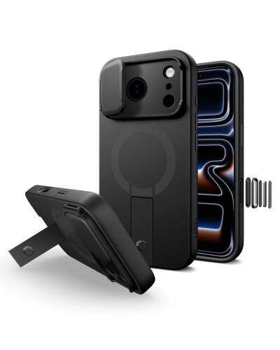Etui do iPhone 17 Pro Tech-Protect Kevlar Aura MagSafe black - zdjęcie 1