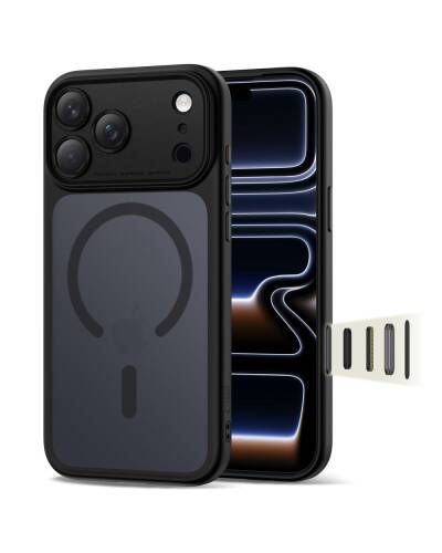 Etui iPhone 17 Pro Tech-Protect Magpeak CC MagSafe black - zdjęcie 1