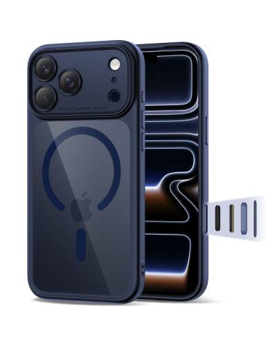 Etui do iPhone 17 Pro Tech-Protect Magpeak CC MagSafe deep blue - zdjęcie 1