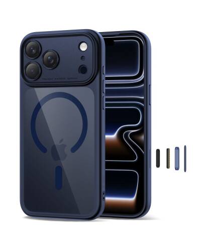 Rzeszów Etui do iPhone 17 Pro Tech-Protect Magpeak CC MagSafe niebieski - zdjęcie 2
