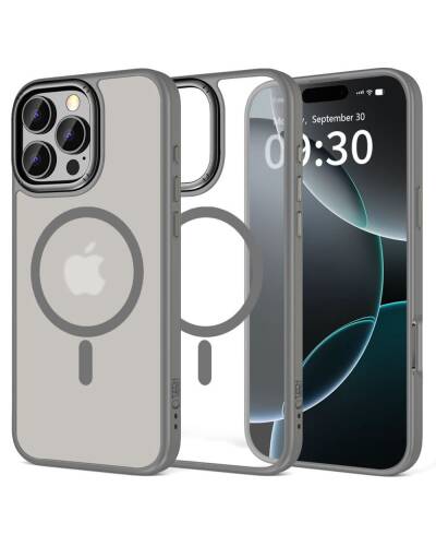 Etui do iPhone 16 Pro Max Tech-Protect Magedge MagSafe Titanium Gunmeatal - zdjęcie 1