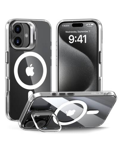 Etui do iPhone 16 Tech-Protect MagStand MagSafe clear - zdjęcie 1