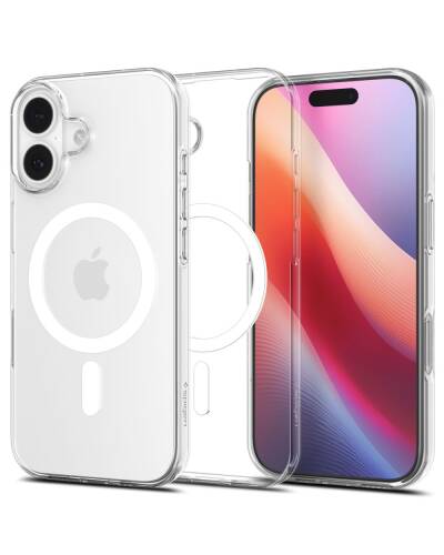 Etui do iPhone 17 Spigen Liquid Crystal MagSafe clear white - zdjęcie 1