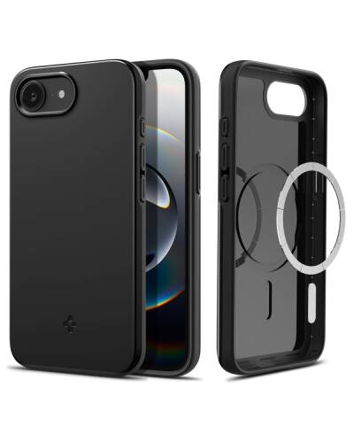 Etui do iPhone 16e Spigen Thin Fit MagSafe black Rzeszów - zdjęcie 1