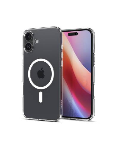 Etui do iPhone 16 Spigen Liquid Crystal MagSafe clear - przezroczyste - zdjęcie 1