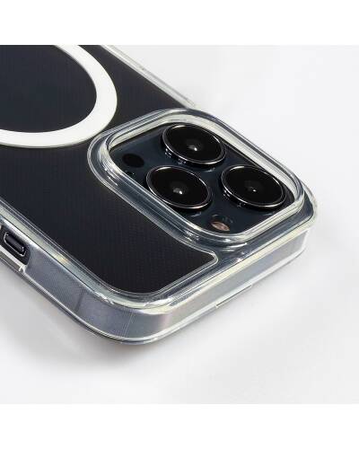 Etui do iPhone 13 Pro Max Crong Clear Cover z MagSafe - Przeźroczyste - zdjęcie 5