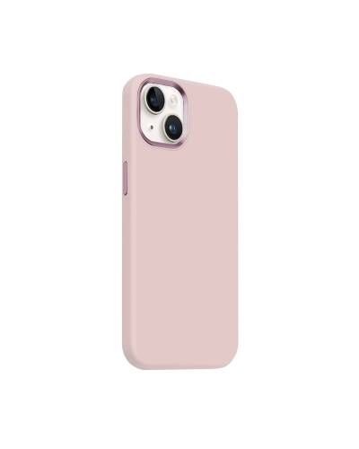 Etui do iPhone 15 Crong Color Cover LUX Magnetic różowe - zdjęcie 4