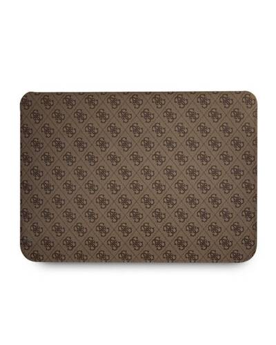 Etui na macbooka Air/Pro 13 Guess 4G Big Metal Logo Sleeve - brązowe - zdjęcie 3