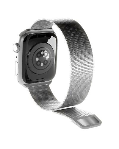 PUMILAW44SIL Pasek Apple Watch Warszawa 44mm Puro Milanese srebrny - zdjęcie 4