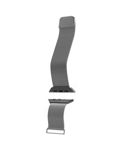 Akcesoria do Apple Watch Pasek Apple Watch Poznań 42-45mm Puro Milanese srebrny - zdjęcie 5