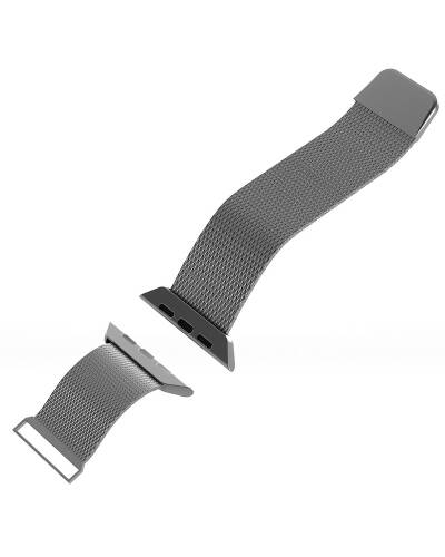 PUMILAW44SIL Pasek Apple Watch 45mm Puro Milanese silver - zdjęcie 6