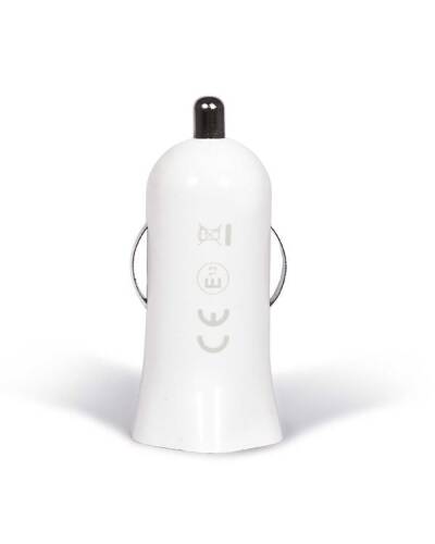 PURO Mini Car Charger - Ładowarka sam. (biały) - zdjęcie 4