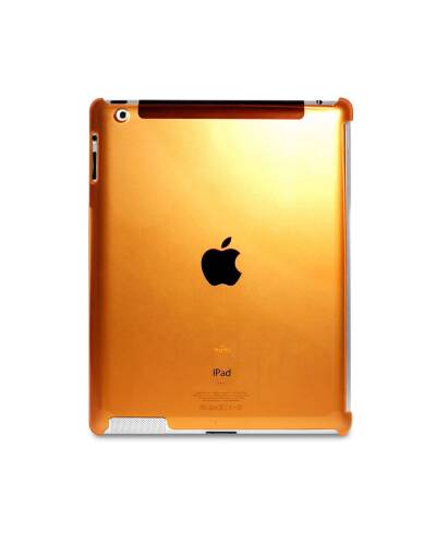 Plecki iPad/iPad2 PURO Crystal Fluo - pomarańczowe - zdjęcie 6