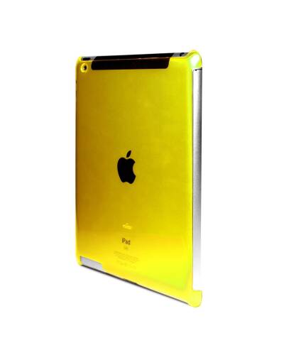 Plecki new iPad/iPad2 PURO Crystal Fluo - żółte - zdjęcie 3