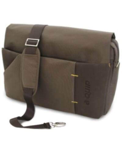 Torba do MacBook Pro 15 Aqipa Fusion Messenger F-15MB - brązowa - zdjęcie 1