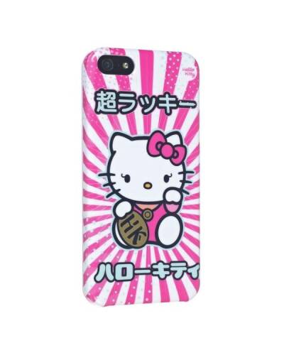 Etui do iPhone 5/5S/SE Hello Kitty Japan Pop - różowe  - zdjęcie 1