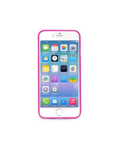 PURO Ultra Slim "0.3" Cover iPhone 6 4.7 Różowy + Folia - zdjęcie 4