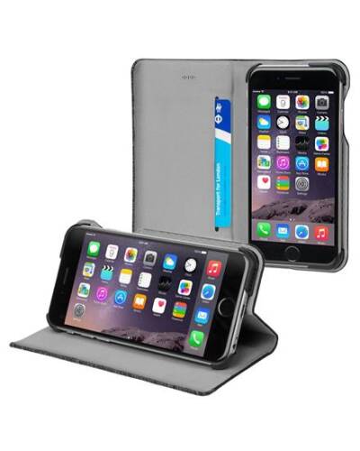 Laut K-FOLIO - Etui iPhone 6 z kieszenią na kartę Czarne - zdjęcie 4