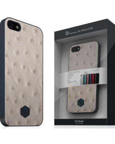 SLGDesign D3 IOL etui do iPhone SE/5/5S Beżowe - zdjęcie 1